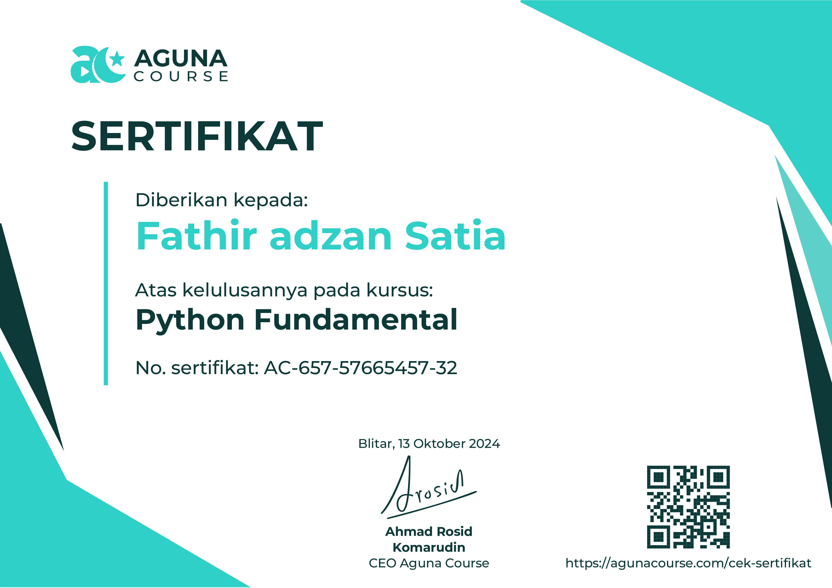 Python Fundamental